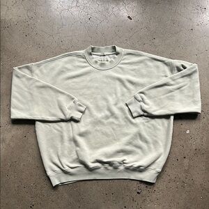 Abercrombie Essential Crew Sweatshirt in light mint